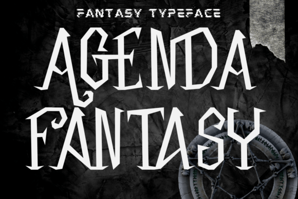 Agenda Fantasy: A Breathtaking Typeface for Your Spooky Designs