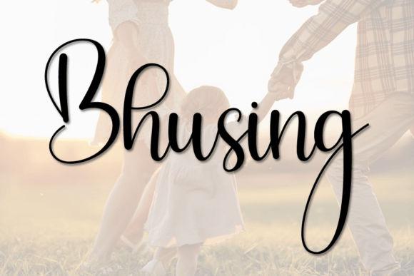 Bhusing: A Handwritten Script for Creative Design