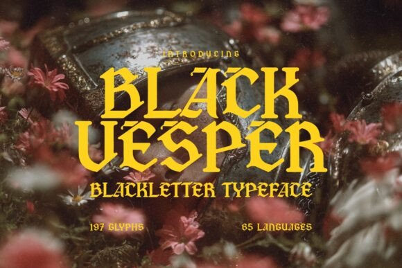 Black Vesper: A Dark Font for Epic Design