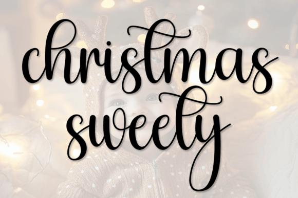 Christmas Sweety: A Charming Script for Your Designs
