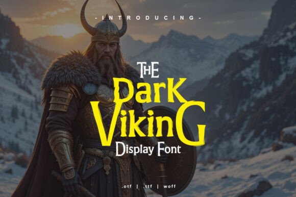 Dark Viking: Command Attention with Norse-Inspired Typography