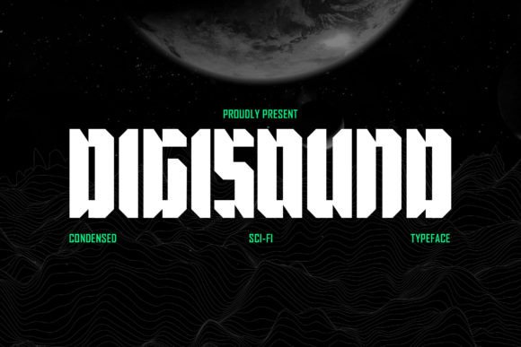 Digisound: A Futuristic Font for Bold Digital Designs