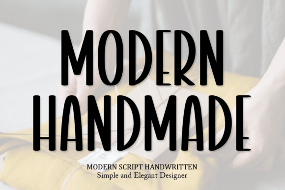 Discover the Modern Handmade Font for Your Designs