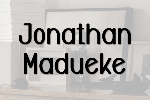 Discover the Playful Charm of Jonathan Madueke Font