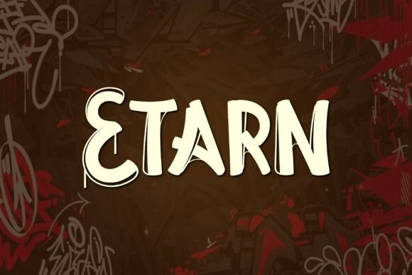 Etarn: Bold & Expressive Typography for Creative Projects