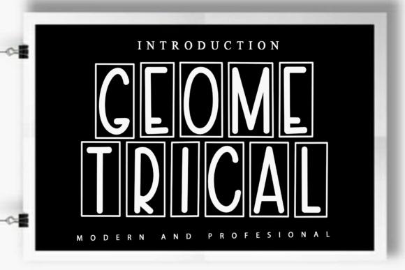 Geometrical: A Playful Script Font for Vibrant Designs