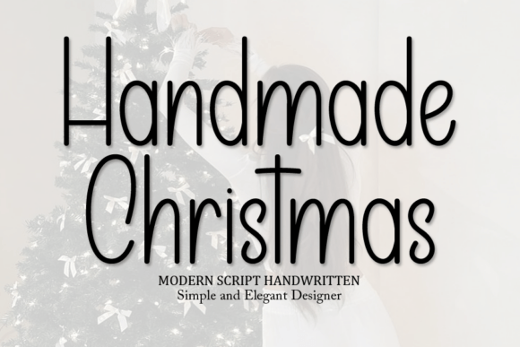 Handmade Christmas: A Fun Script Font for Creative Projects