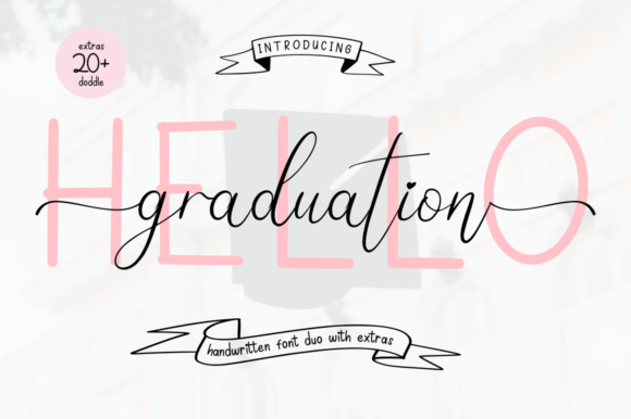 Hello Graduation: A Playful Font for Creative Projects