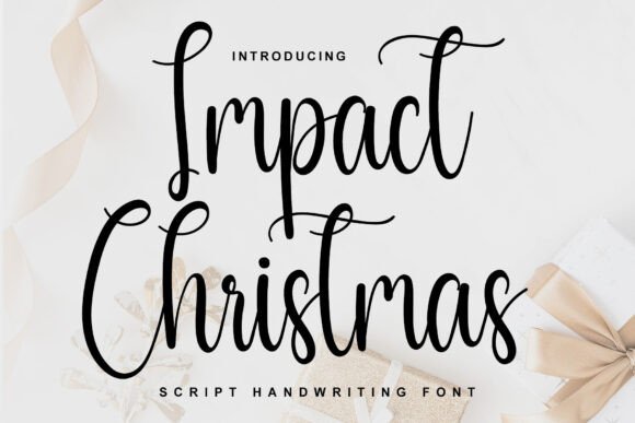 Impact Christmas: Bold Typography for Dynamic Designs