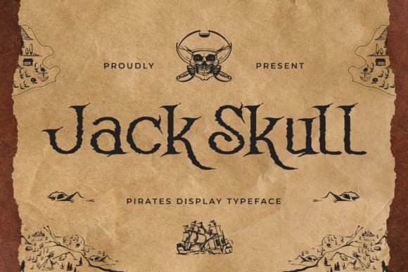 Jack Skull: A Pirate Adventure Font for Your Designs