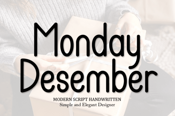 Monday Desember: A Free-Spirited Handwritten Font for Creative Projects