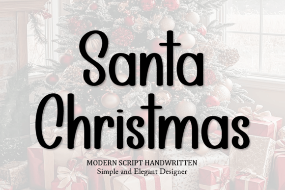 Santa Christmas Font: A Festive Script for Creative Designs
