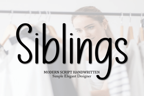 Siblings: A Handwritten Script for Creative Projects