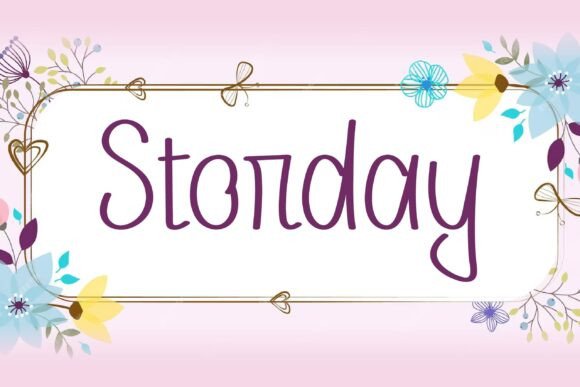 Storday: A Chic Handwritten Font for Creative Projects
