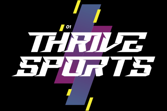 Thrive Sports: Dynamic Font for Racing and Action