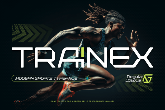 Trainex: A Modern Typeface for Dynamic Branding