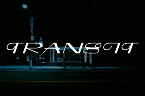 Transit: The Futuristic Display Typeface for Cinematic Design