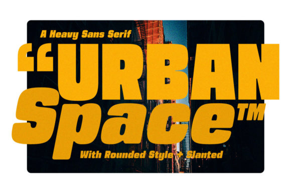 Urban Space: Bold Typography for Modern Design